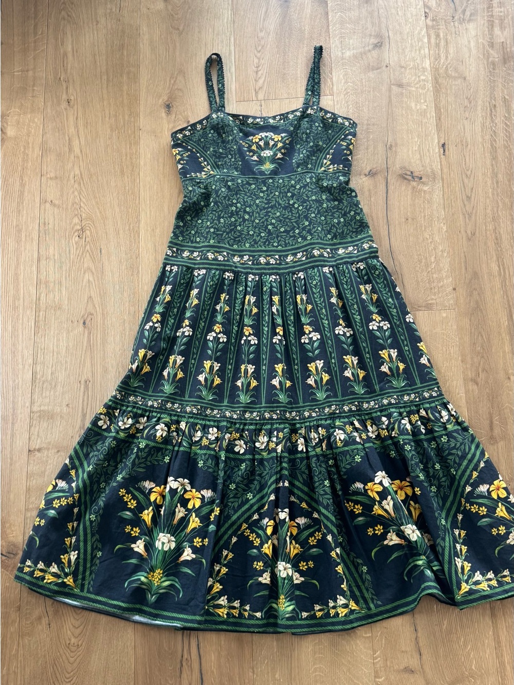 FARM Rio Arch Back Beaded Strap Maxi Sundress Size L NWOT - Picture 8 of 9